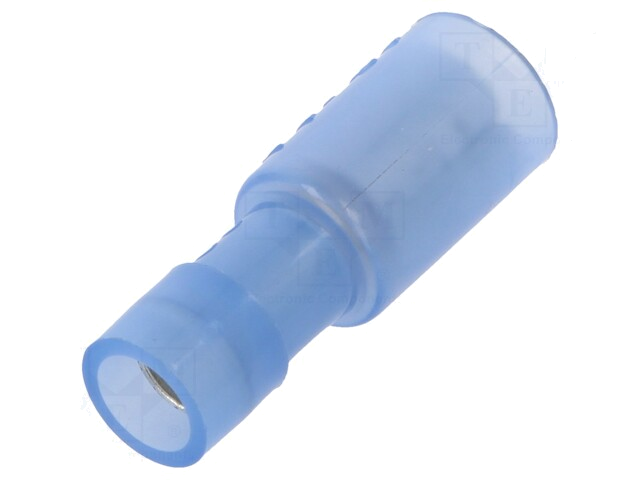 Connector: rond; vrouwelijk; Ø: 5mm; 1,5÷2,5mm2; klemmen; vertind Connector: rond; vrouwelijk; Ø: 5mm; 1,5÷2,5mm2; klemmen; vertind
